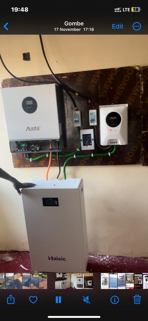 Inverter setup in Gombe